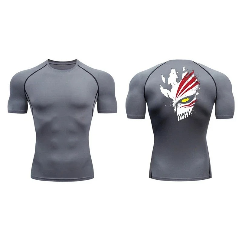 T Shirt Dry Fit - Camiseta de Compressão Casual de Manga