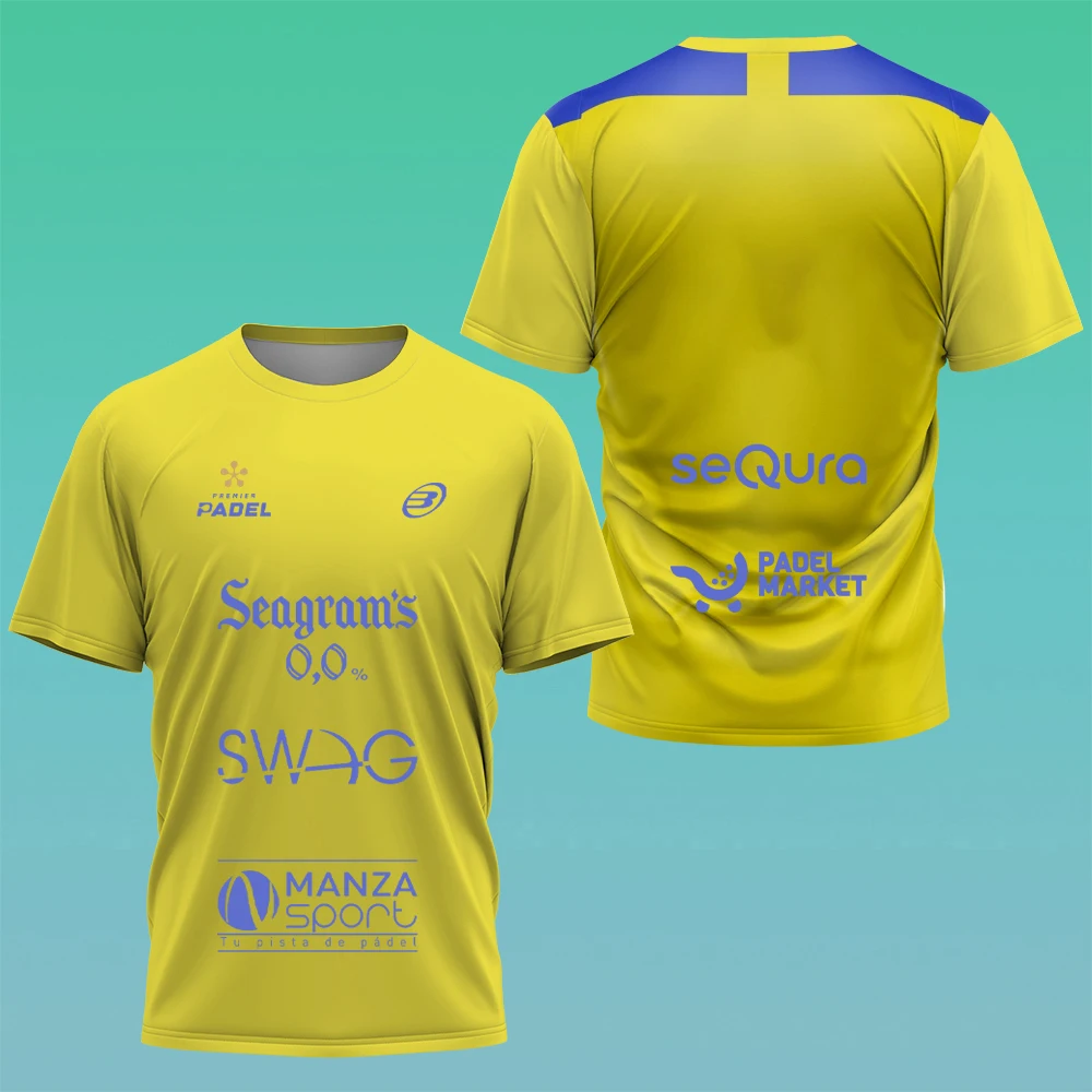 Badminton Asia - Nova camiseta masculina verão moda tênis